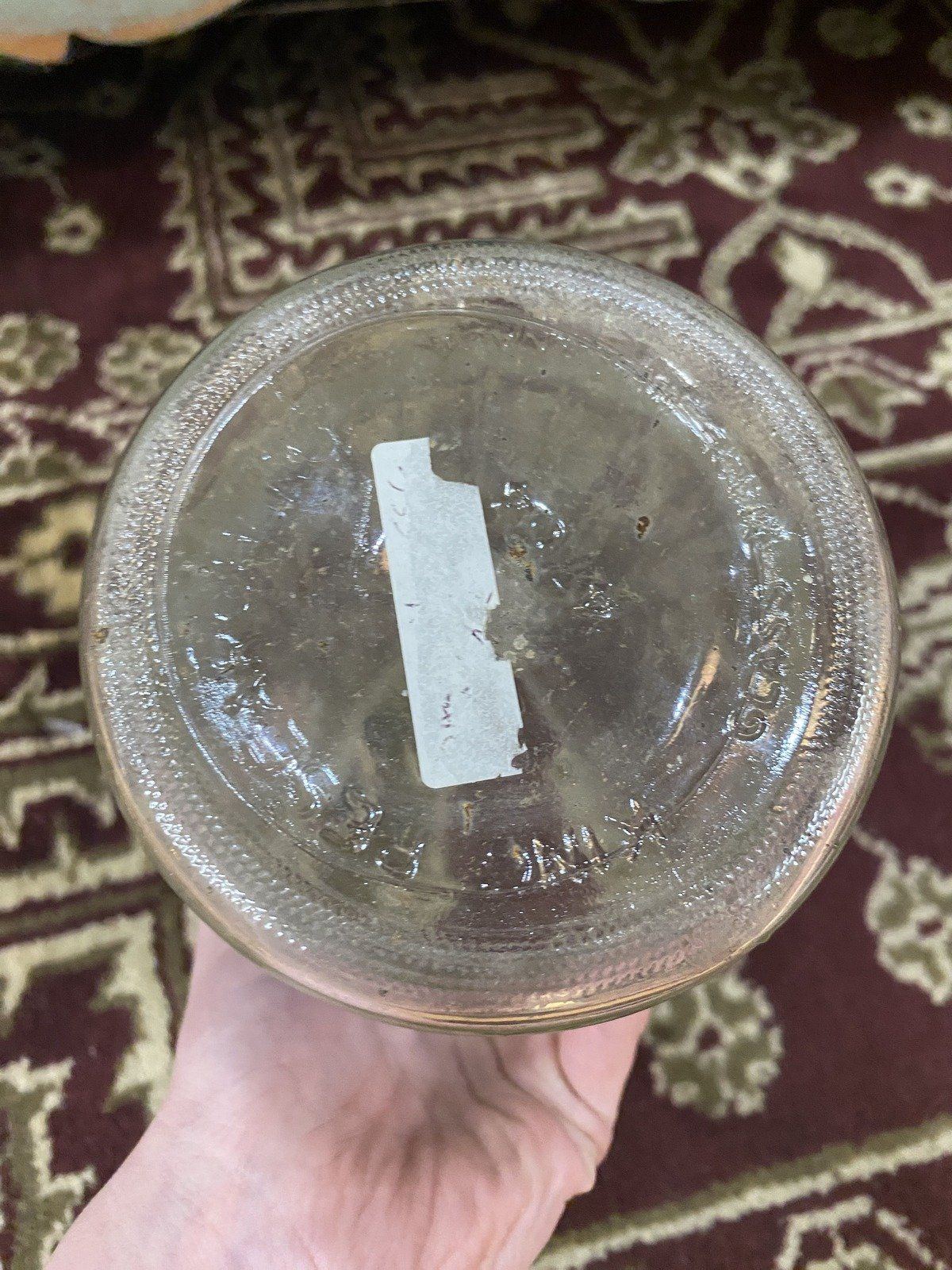 Barbicide Glass Jar Container 3