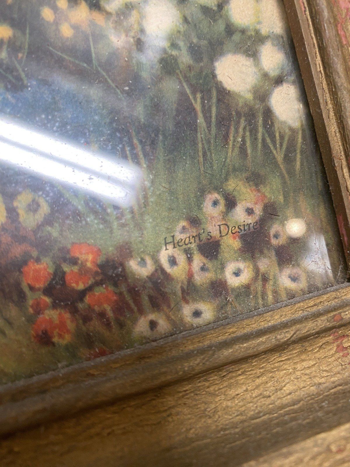 22x12 Colorful Cottage Art Print in Molded Gilt Frame 4