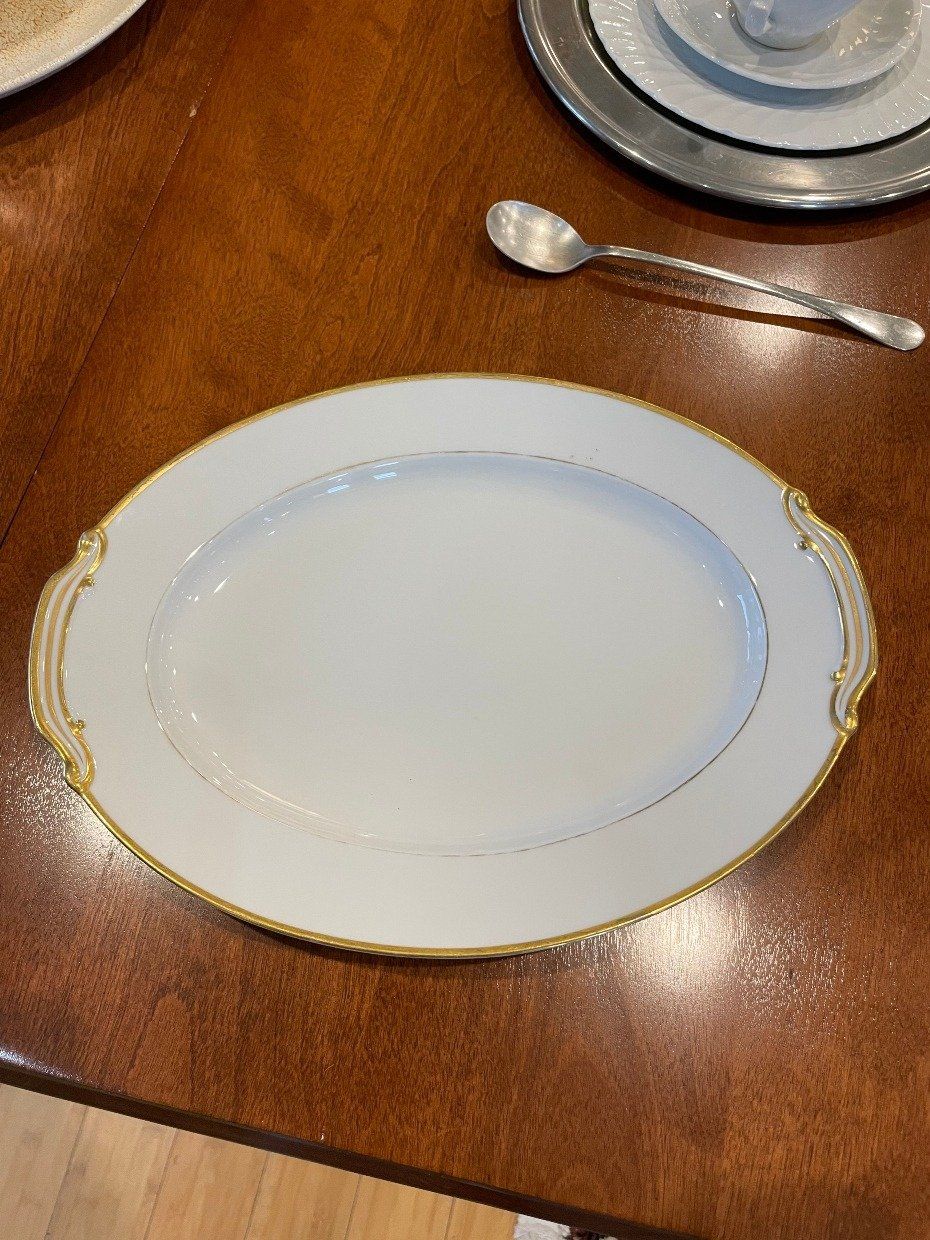Noritake Bone China + Gilt Rim Goldencroft No.4983 Serving Platter