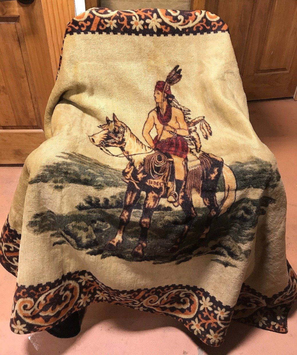 Antique Indian Wool Blanket