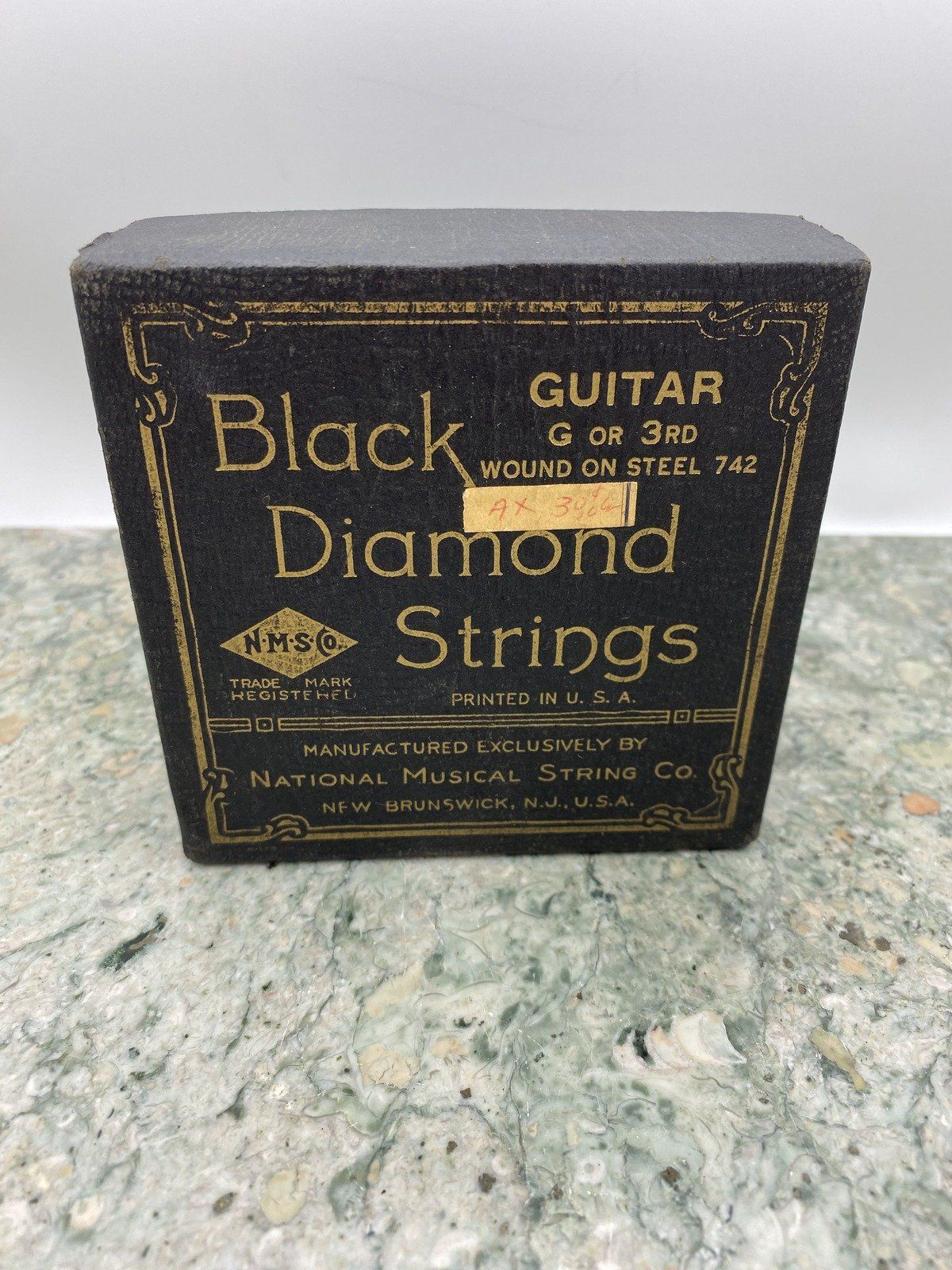 Vintage Black Diamond Guitar Strings Nat. Musical String Co. USA