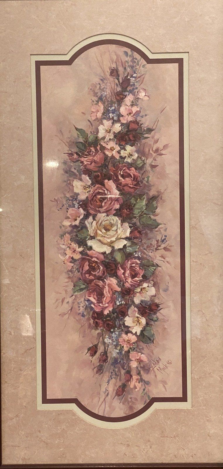 Barbara Mock Roses on Panel Print 2