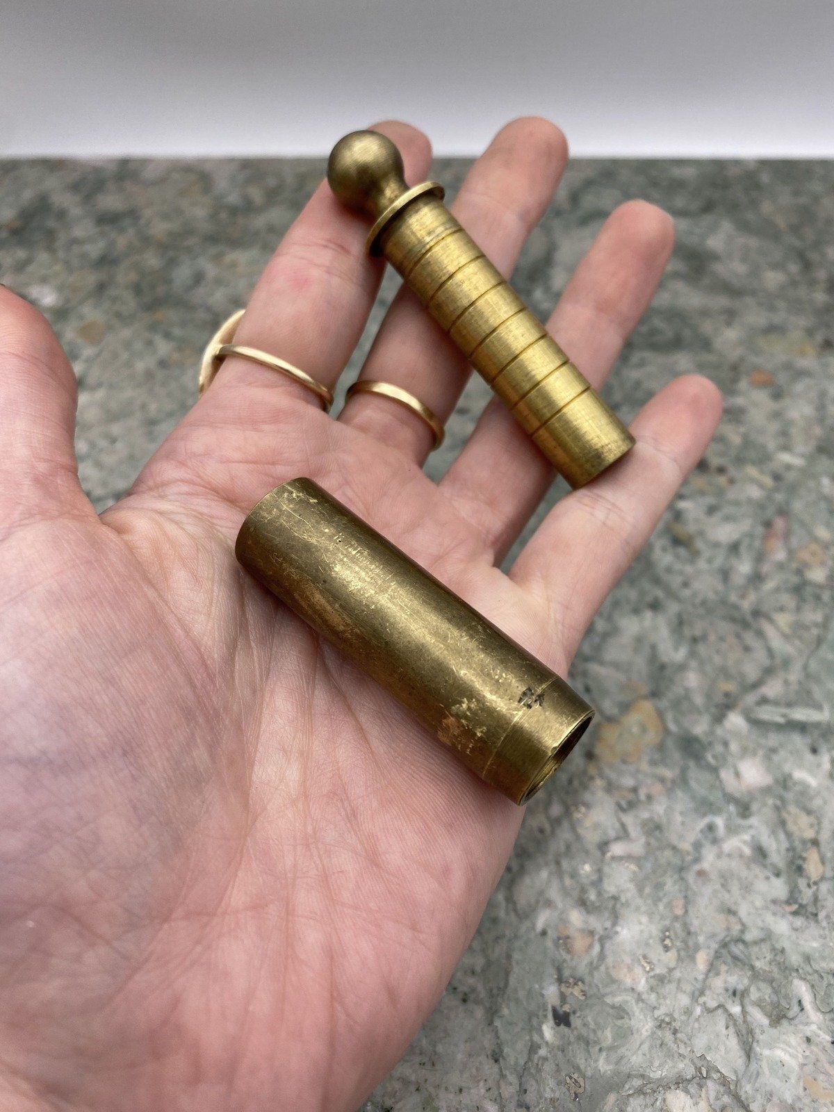Brass Gun Powder Measuring Tube 4