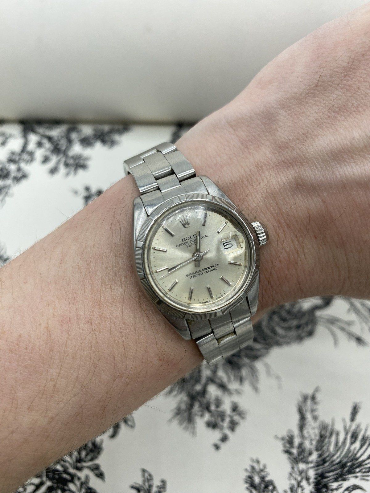 Vintage Ladies Rolex Oyster Perpetual Date Stainless Rolex 3