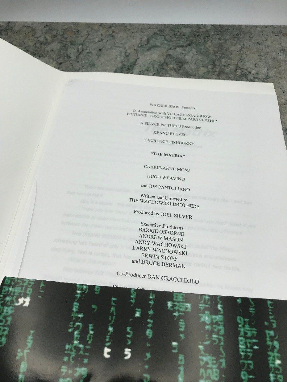 Matrix Press Kit 1999 3