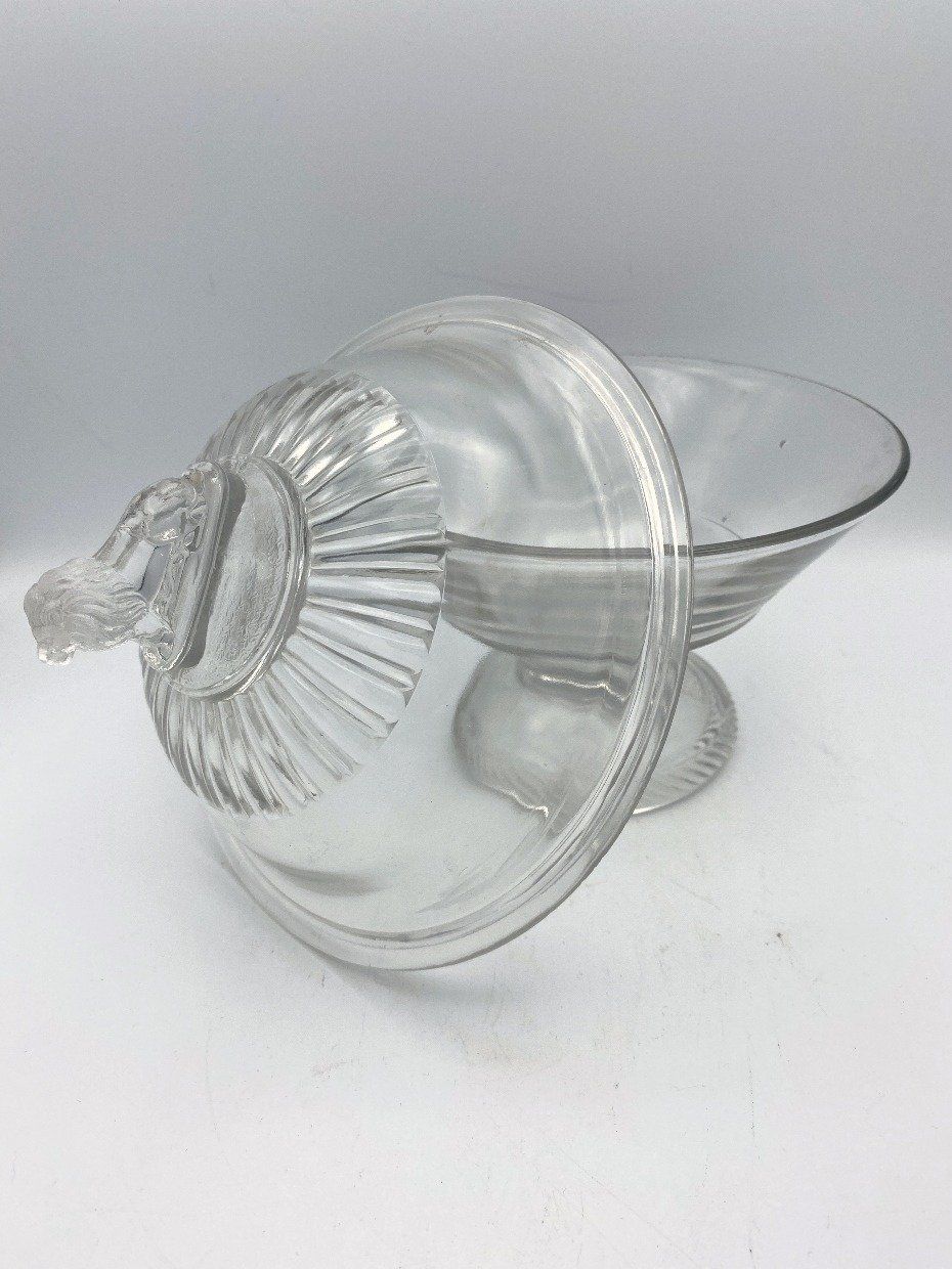 Gillinder & Son Compote w/ Lid 3
