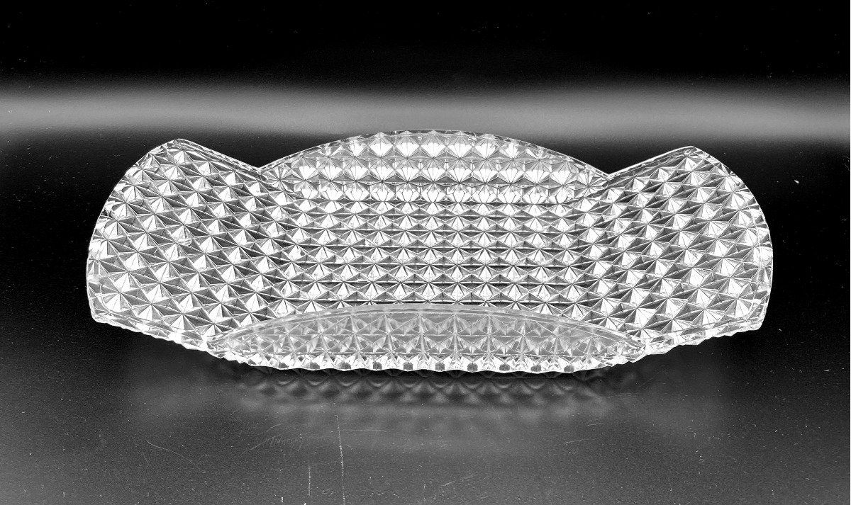 Cut Glass Banana Boat