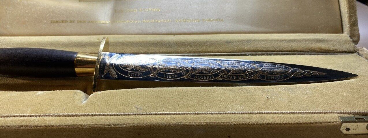Limited Edition Sword - The Dessert War North Africa World War II No. 202 of 2500 5