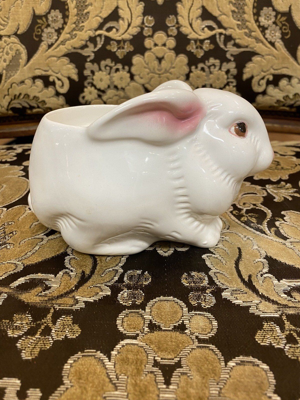 Vintage Avon Bunny Rabbit Planter + Orig. Box 6