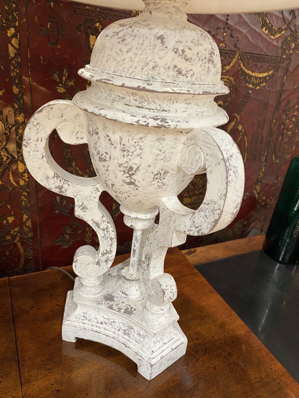 Interior Markets of Jackson Modern Chalk Urn Lamp + Shade 2