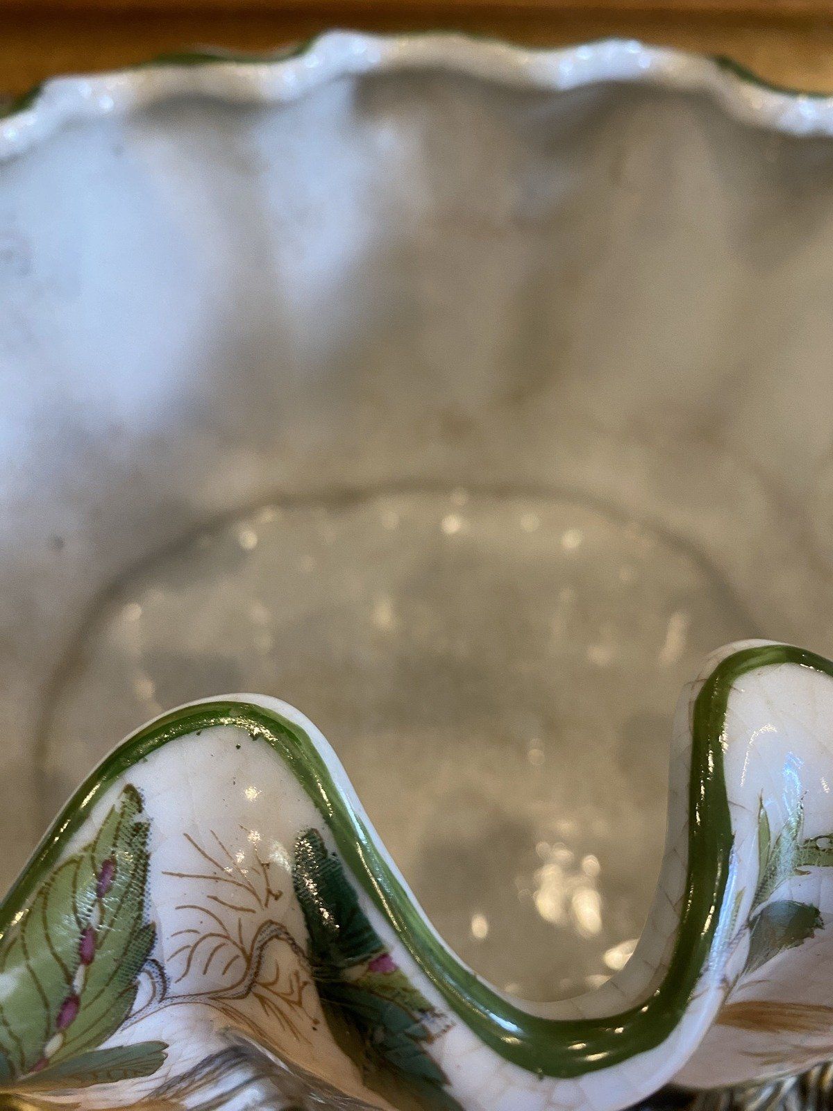 Antique Inspired Oriental Bird's Nest Foot Bath 5