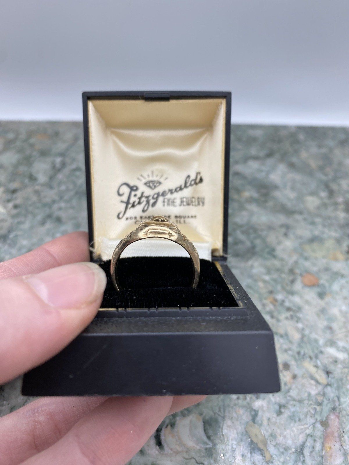 Men's Antique c.1900s Balfor Goldflex 10k Gold Championship Class Ring 4