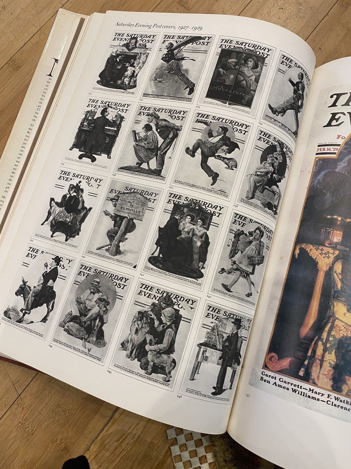 c.1970s Normal Rockwell XL Portfolio Print Coffee Table Book 2