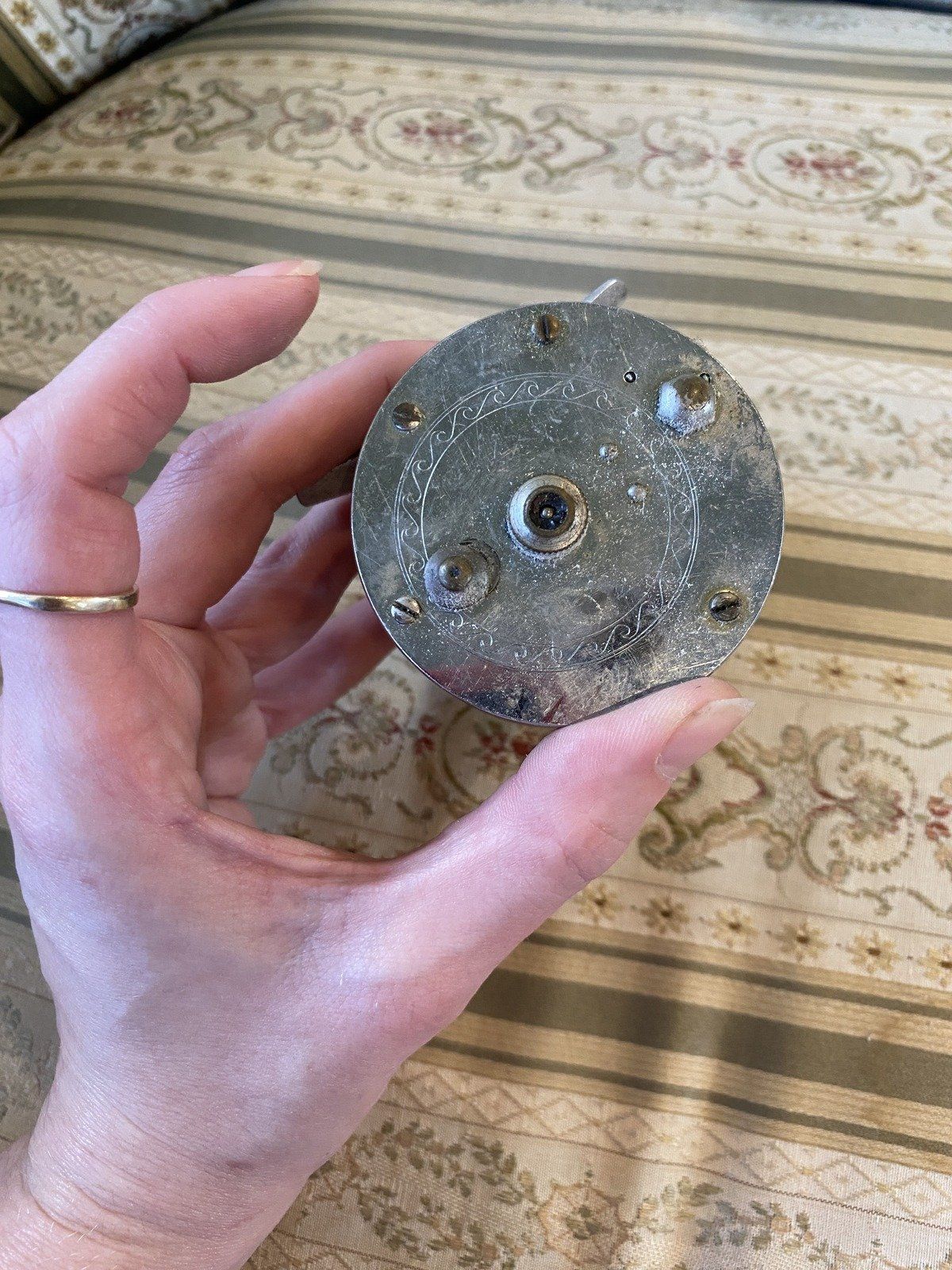 Vintage Flueger TRUMP Anti-Back-Lash Fishing Reel No.1943 2