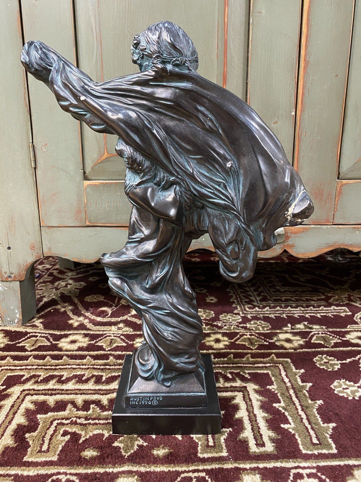 Vintage c.1990s Austin Productions Inc. Sculpture La Grace By Artist Eugene Mariston 2