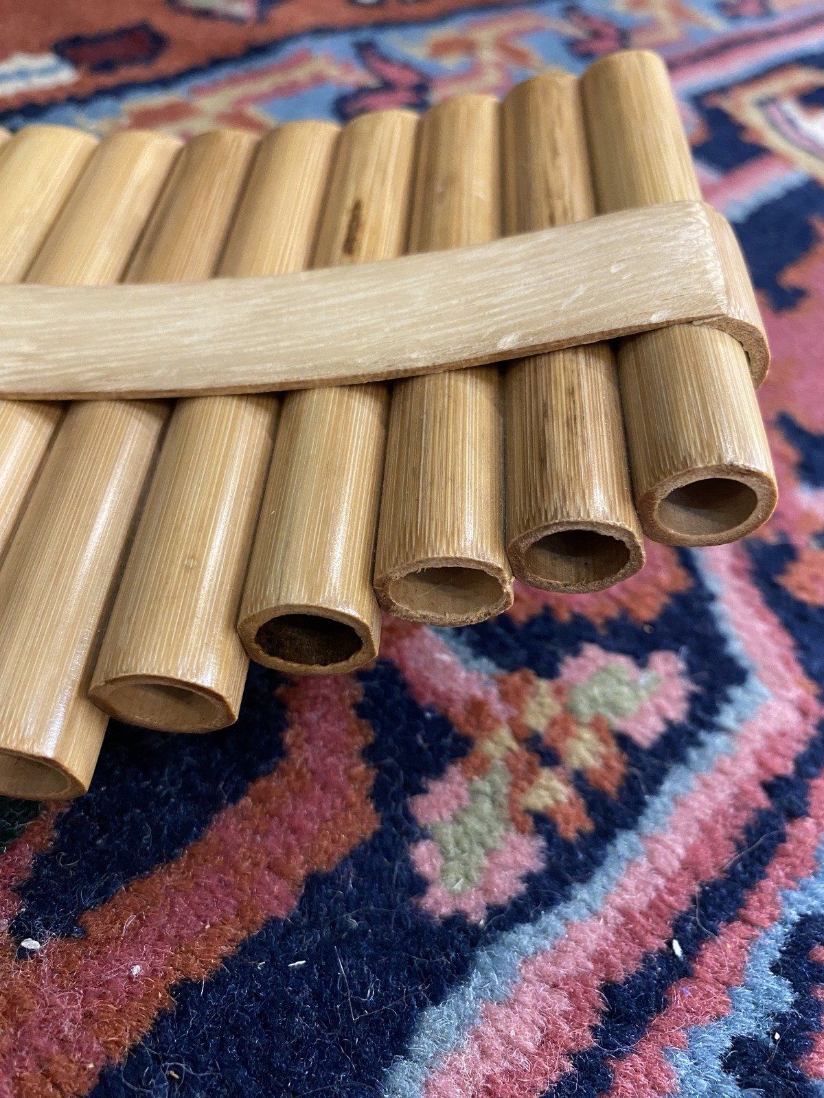 Bamboo Vintage Pan Flute #1466 3