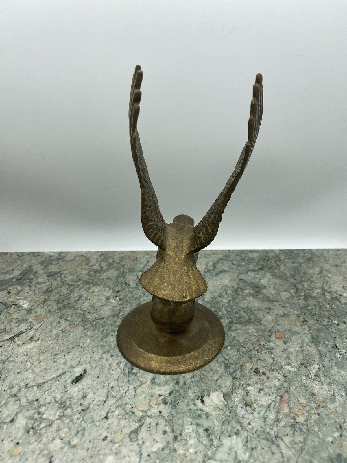 Brass Open Winged Eagle Sculptural Decor 6