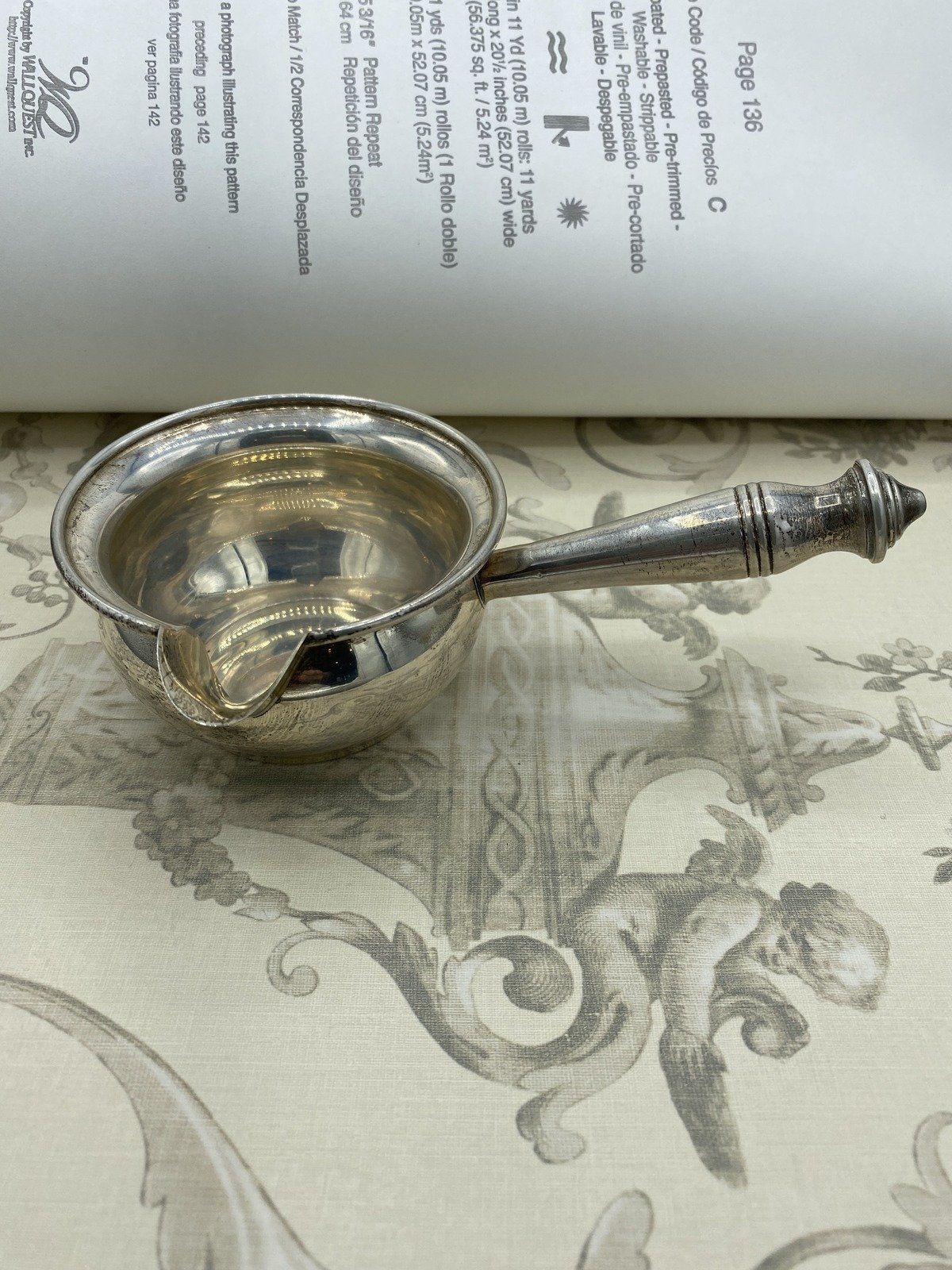 Antique Revere Silversmiths Sterling Silver Pipkin Brandy Warmer No. 542 2