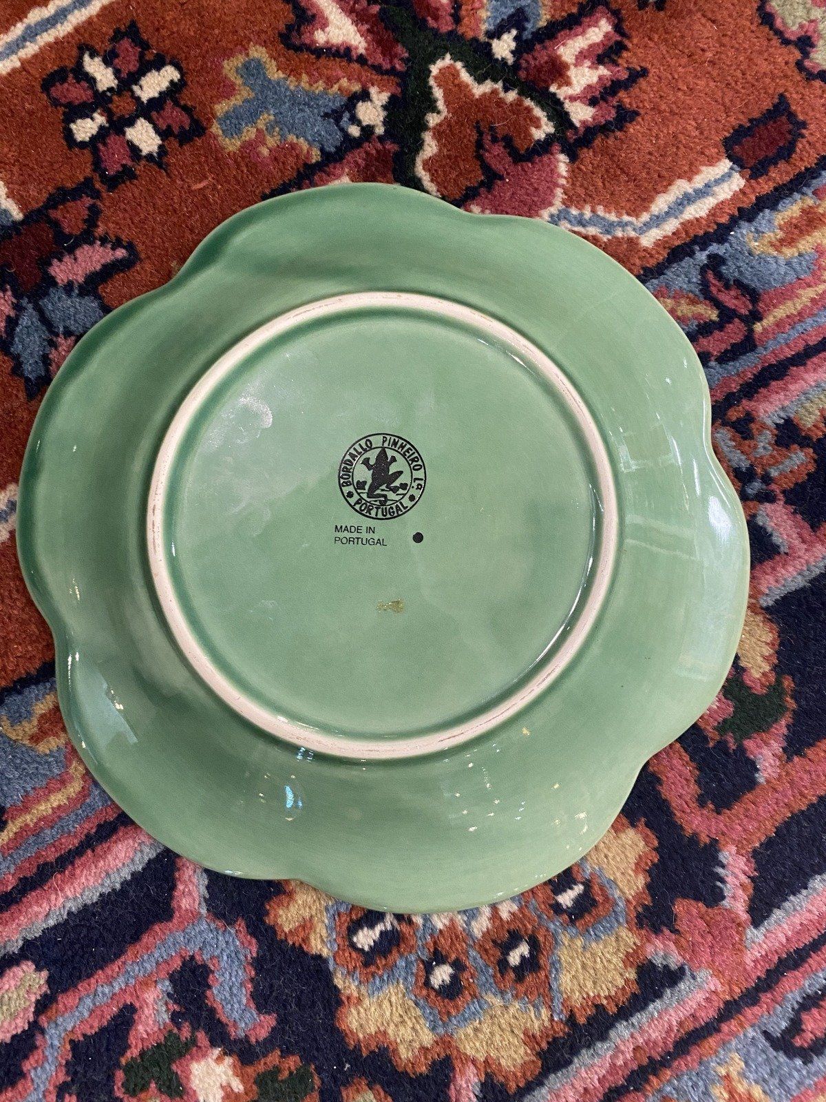 Bordallo Pinheiro Portugal Majolica Cabbage Leaf 9 Plate 6