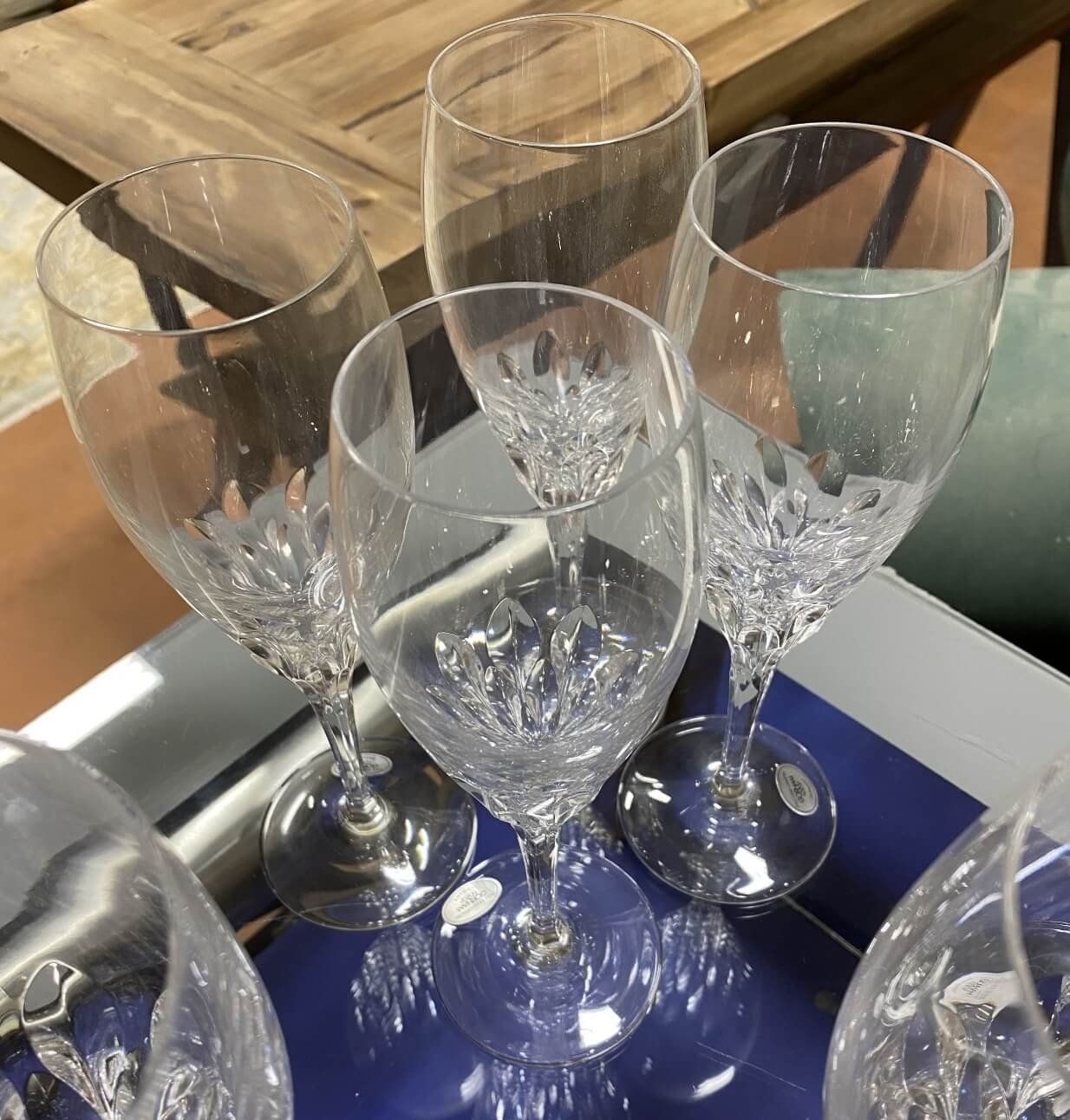 Set of 4 Gorham Crystal Glasses