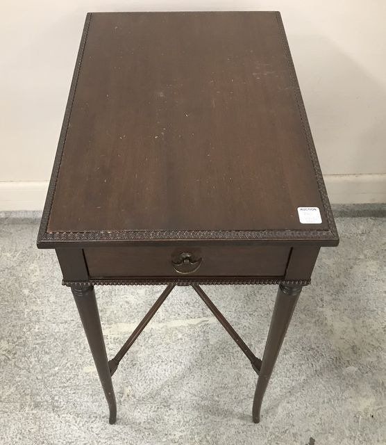 Mahogany One Drawer Stand 2