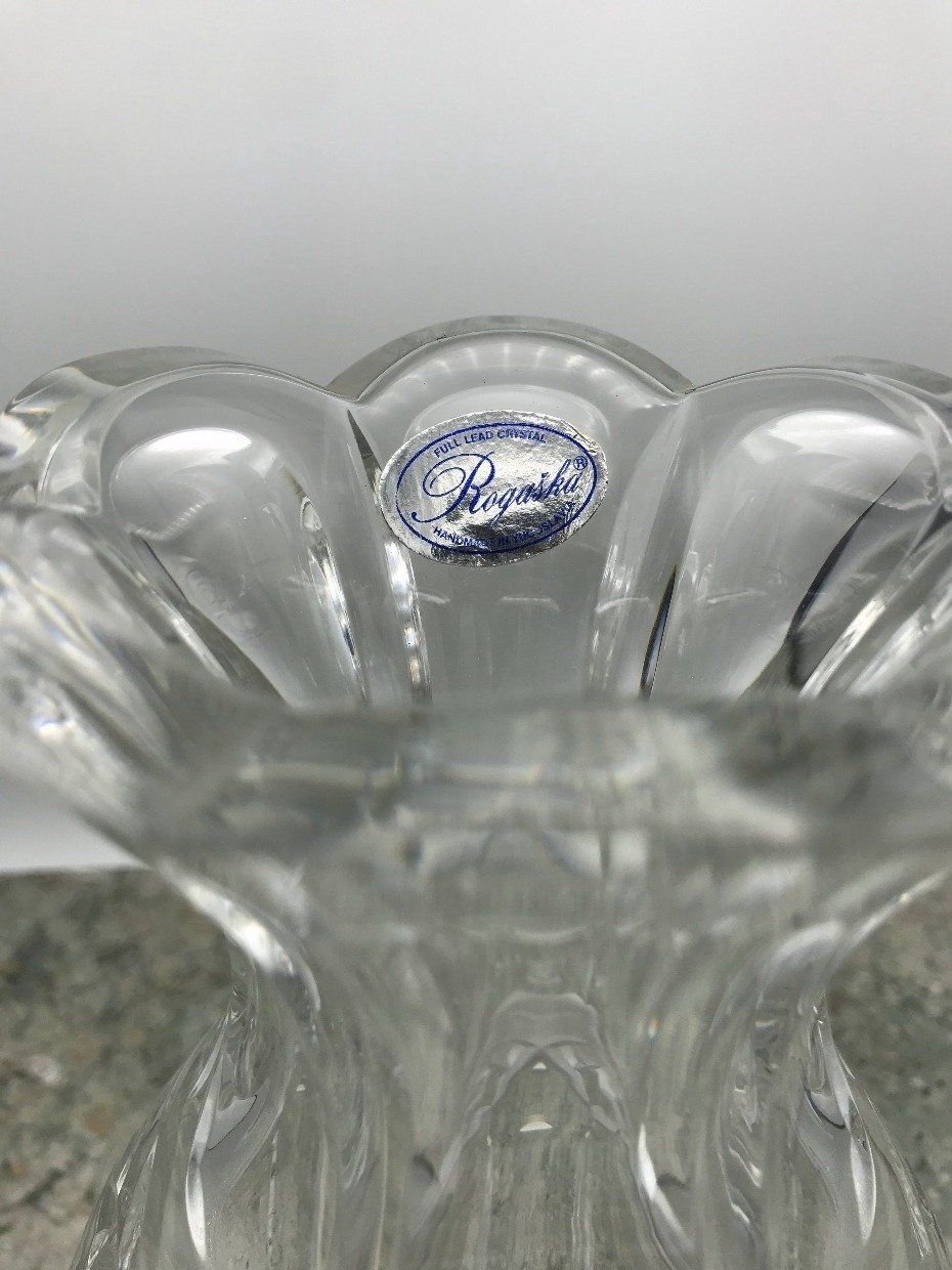 Rogaska Cut Crystal Vase 2