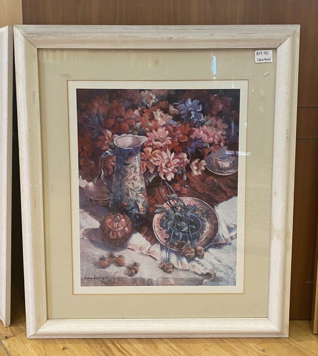 Nancy Lund 1992 Watercolor Rose Entwined