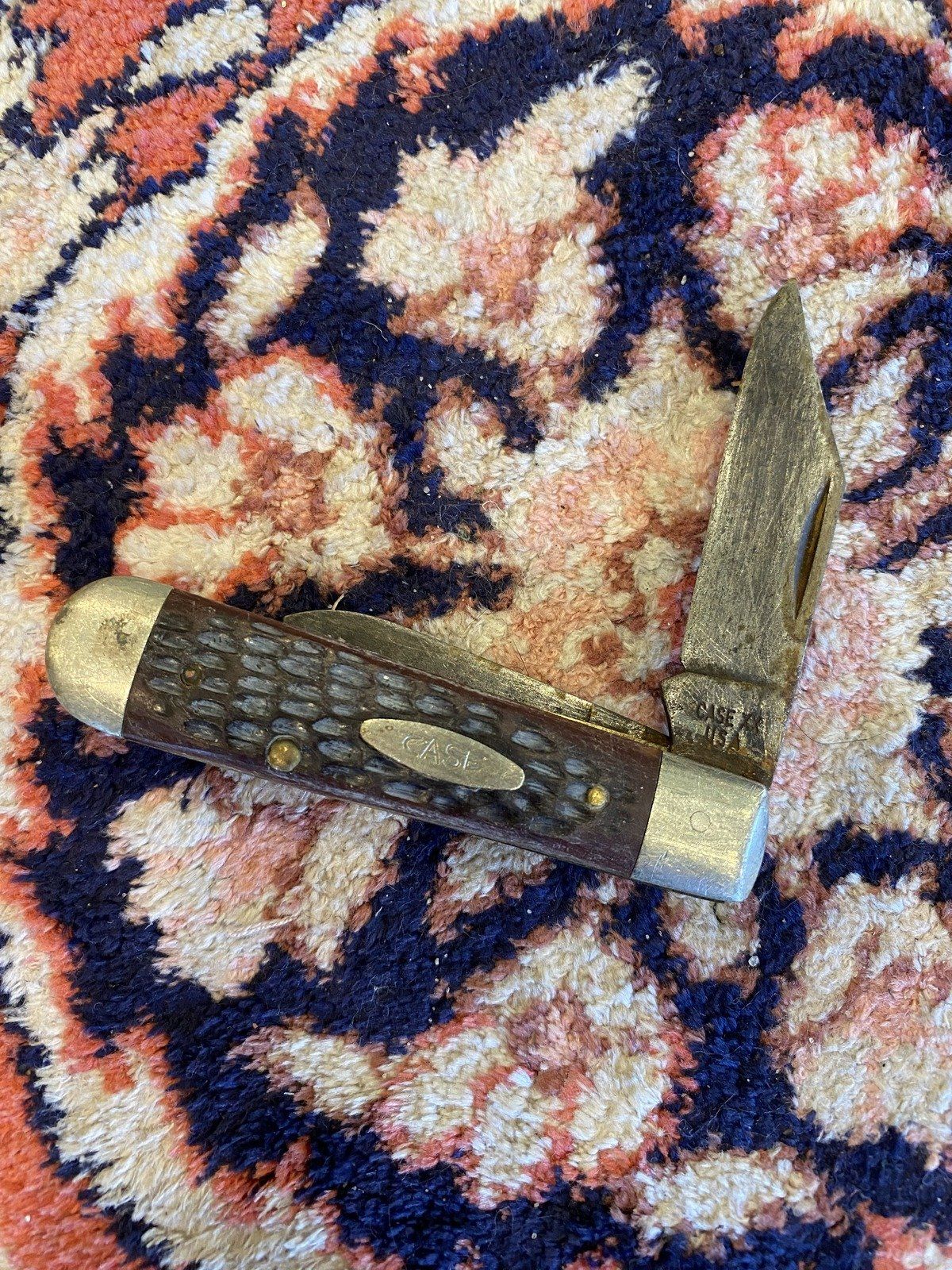 Vintage c.1965-69 CASE XX 6235 1/2 Double Blade Swell End Jack Knife 12