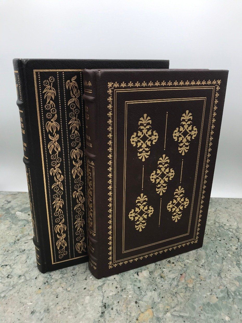 Pair of Beautifully Bound Leather The Franklin Library Books 3