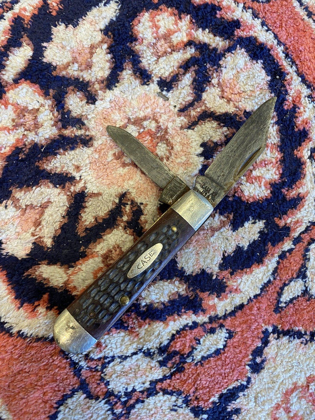 Vintage c.1965-69 CASE XX 6235 1/2 Double Blade Swell End Jack Knife