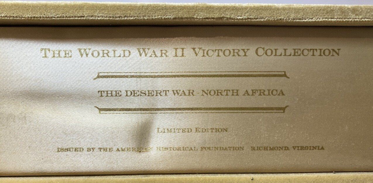 Limited Edition Sword - The Dessert War North Africa World War II No. 202 of 2500 2