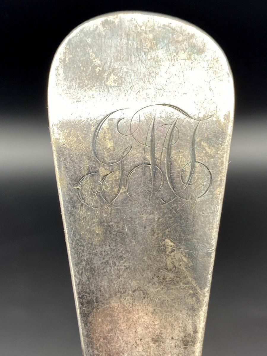 1799 Richard Crossley Sterling Silver Soup Ladle 5