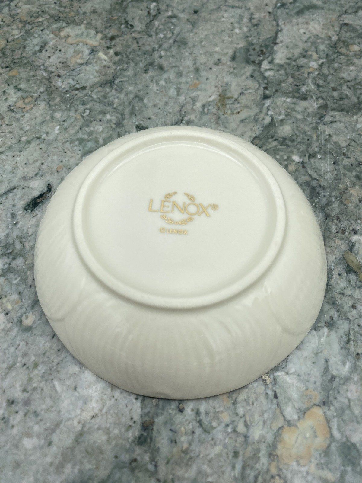 Lenox Bone China + Gilt Dogwood Flower Bloom Appetizer Serving Dish 2
