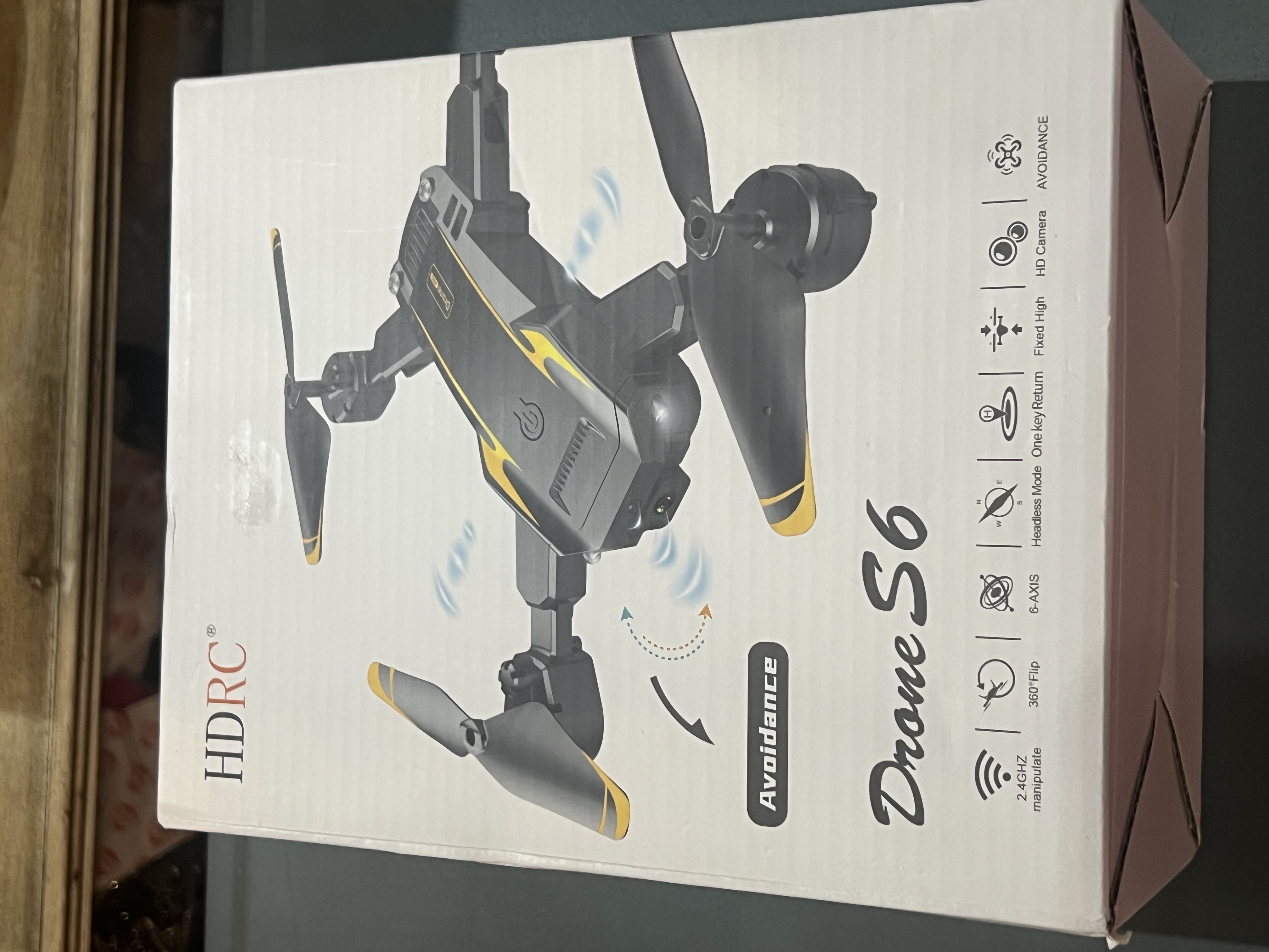 HDRC Drone S6 Quadcopter with HD Camera and Avoidance