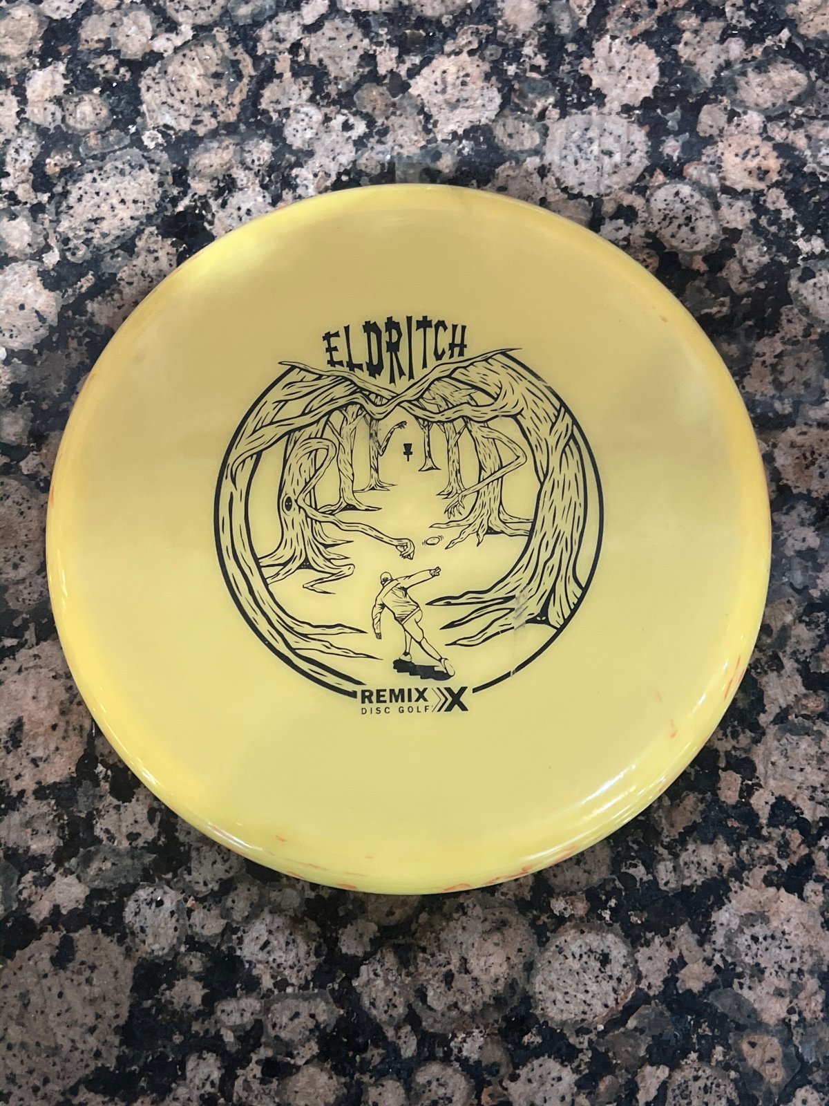 Remix Disc Golf Eldritch Yellow Disc Golf Driver