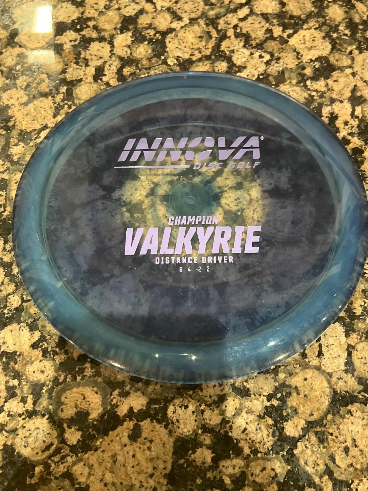 Innova Champion Valkyrie Distance Driver Disc Golf Blue Translucent