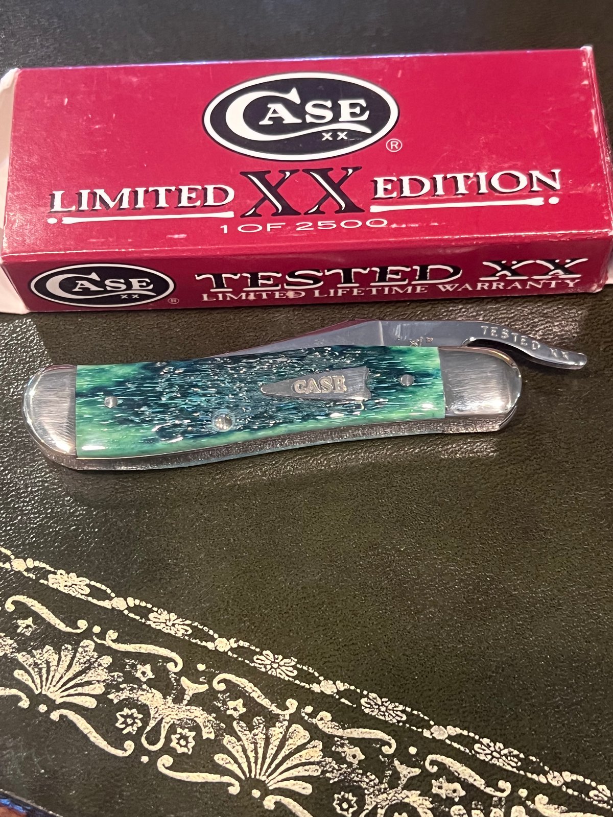 Case XX RussLock Kentucky Bluegrass Bone 61953L SS LE 1 of 2500