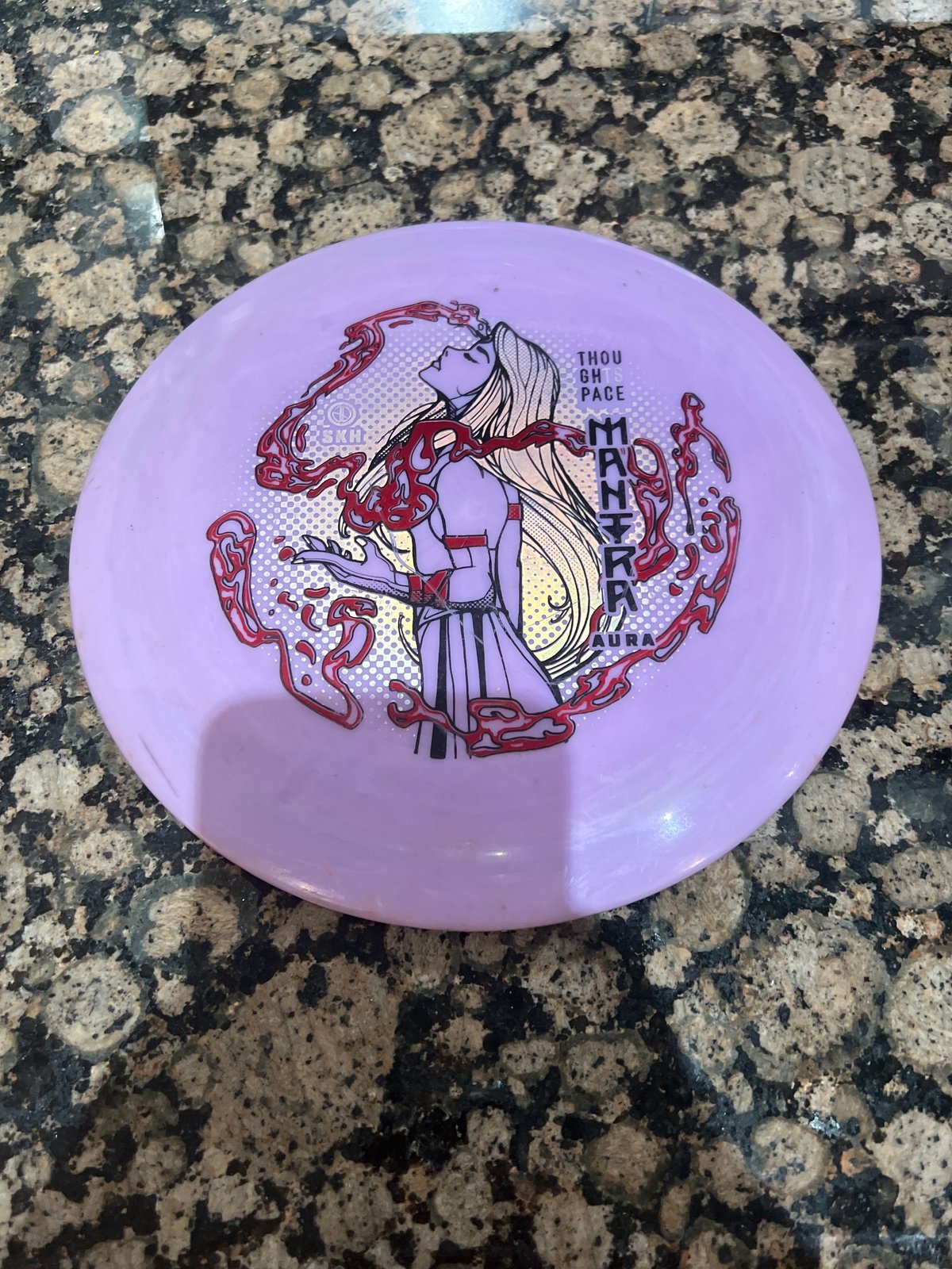 Thought Space Athletics Mantra Aura Disc Golf Driver - Pink/Lavender