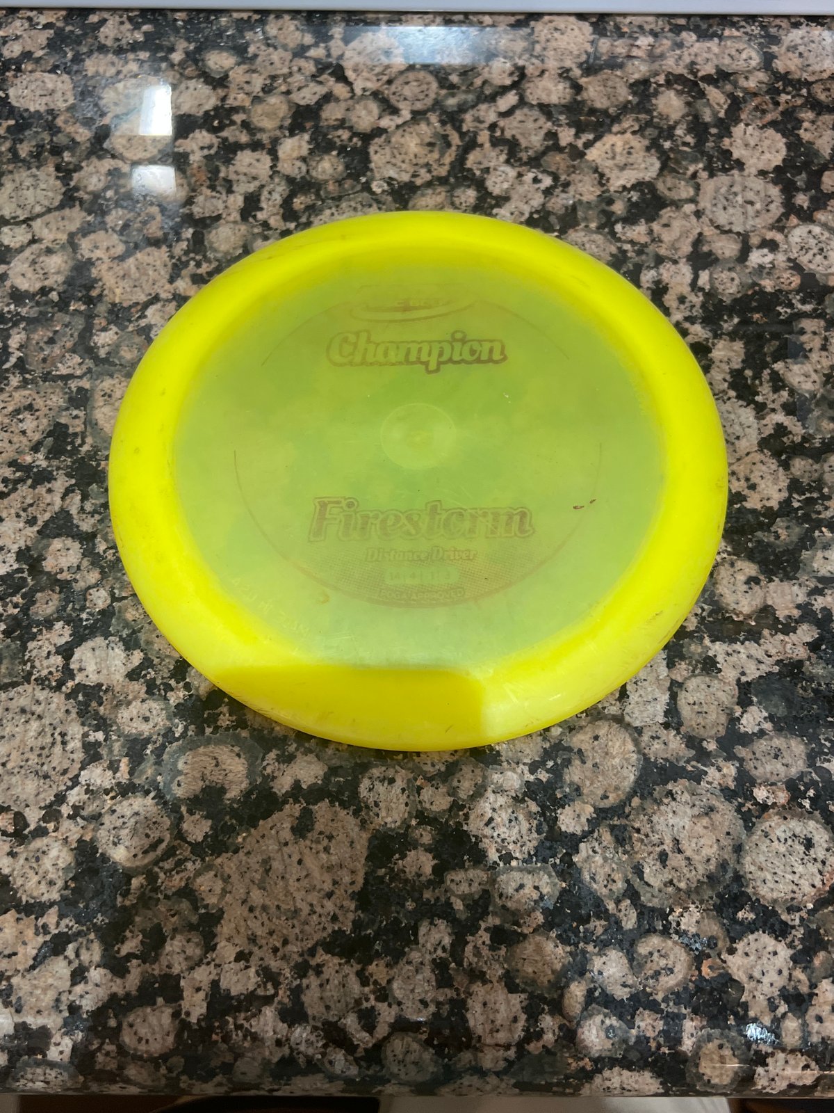 Innova Champion Firestorm Distance Driver Disc Golf Yellow