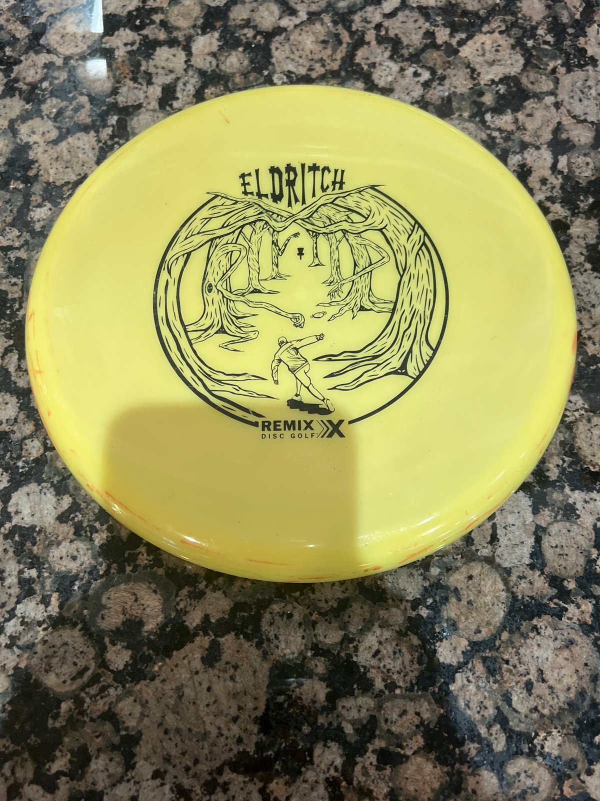 Remix Disc Golf Eldritch Yellow Disc Golf Driver