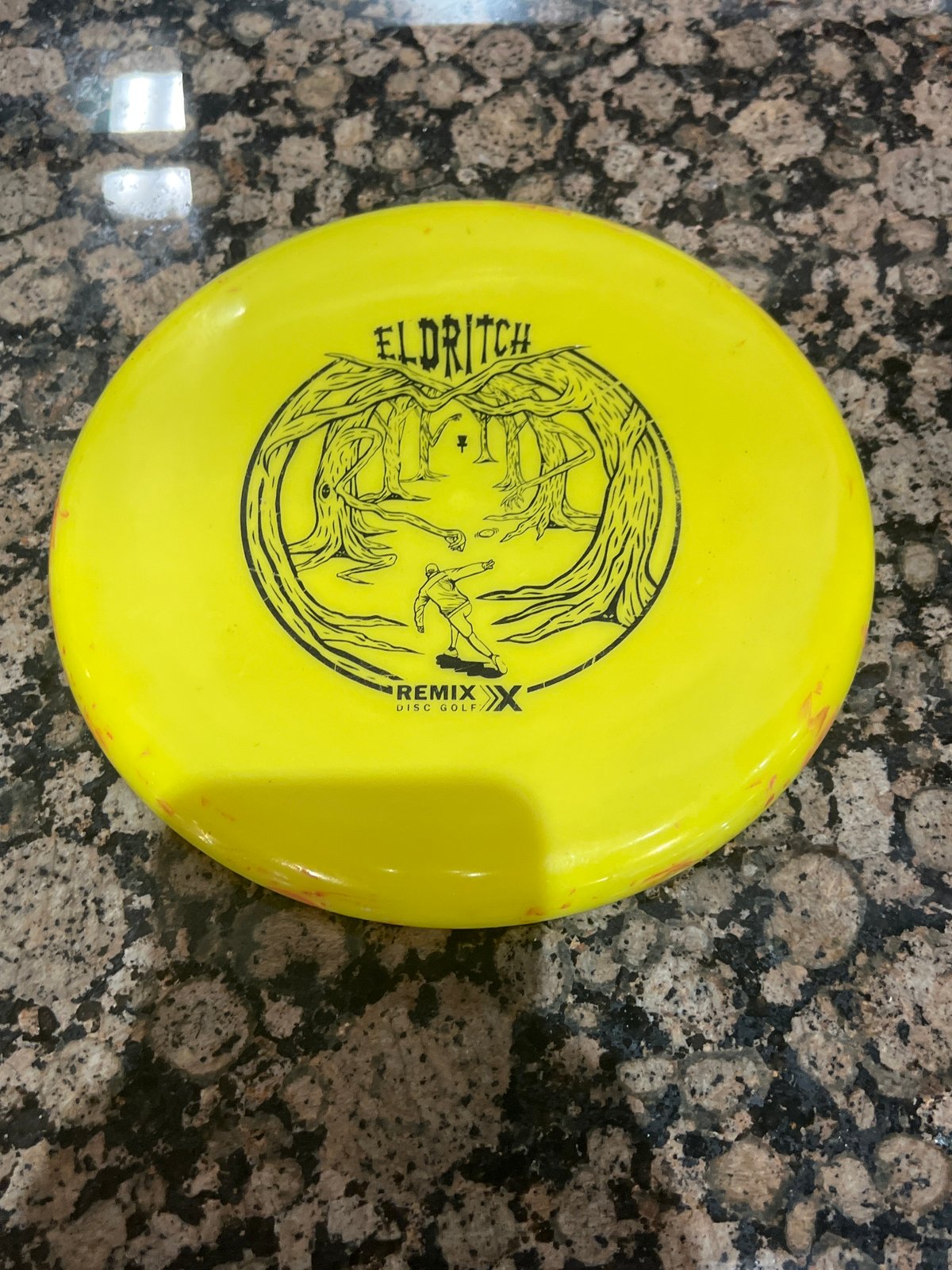 Remix Disc Golf Eldritch Yellow Disc Golf Driver