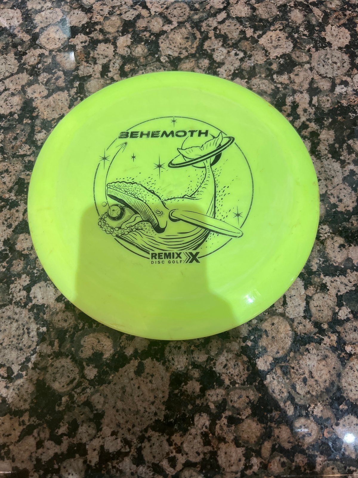 Remix Disc Golf Behemoth Neon Yellow/Green Disc Golf Driver