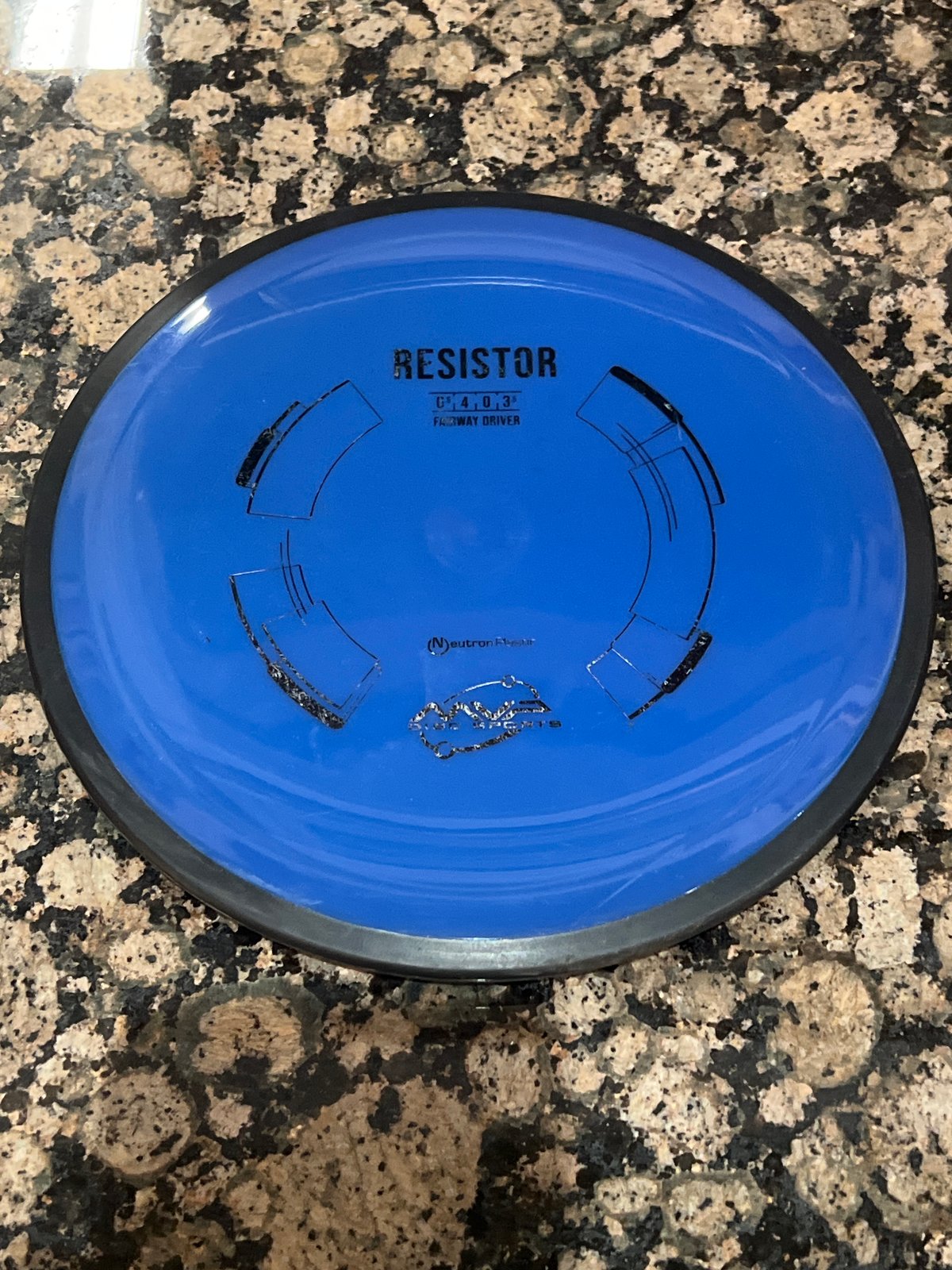 MVP Resistor Neutron Plastic Fairway Driver Disc Golf Blue/Black