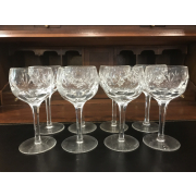 Set of 8 Waterford Lead Crystal Wine Glasses – Wake Robbin