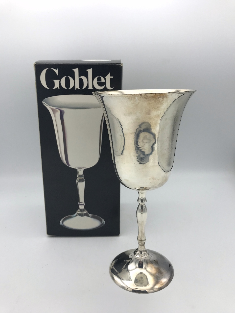 Leonard Silver MFG. Silver Plated No.816 Towle Stemmed Goblets