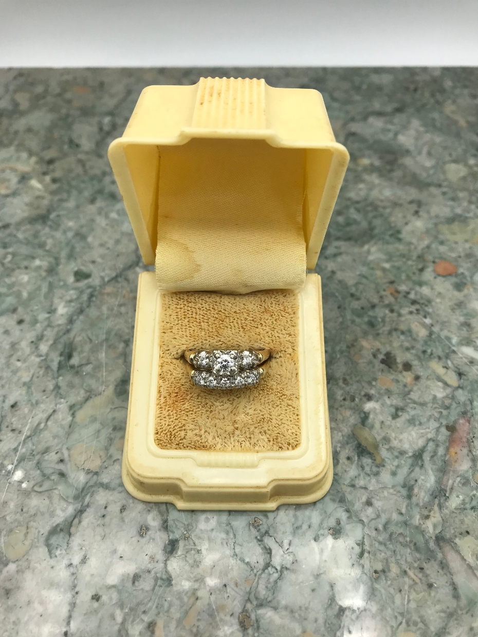 Vintage Art Deco 0.23ct OLD Mine Cushion Cut Diamond Engagement Ring i –  Treasurly by Dima Inc